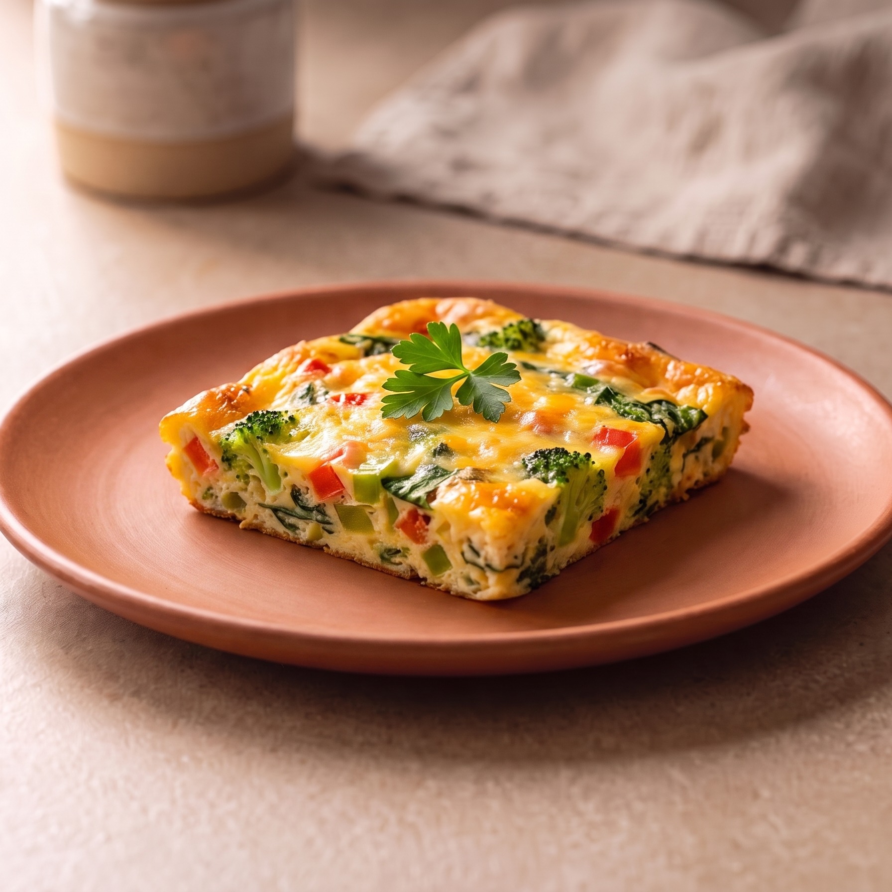 Keto Veggie and Egg Breakfast Bake